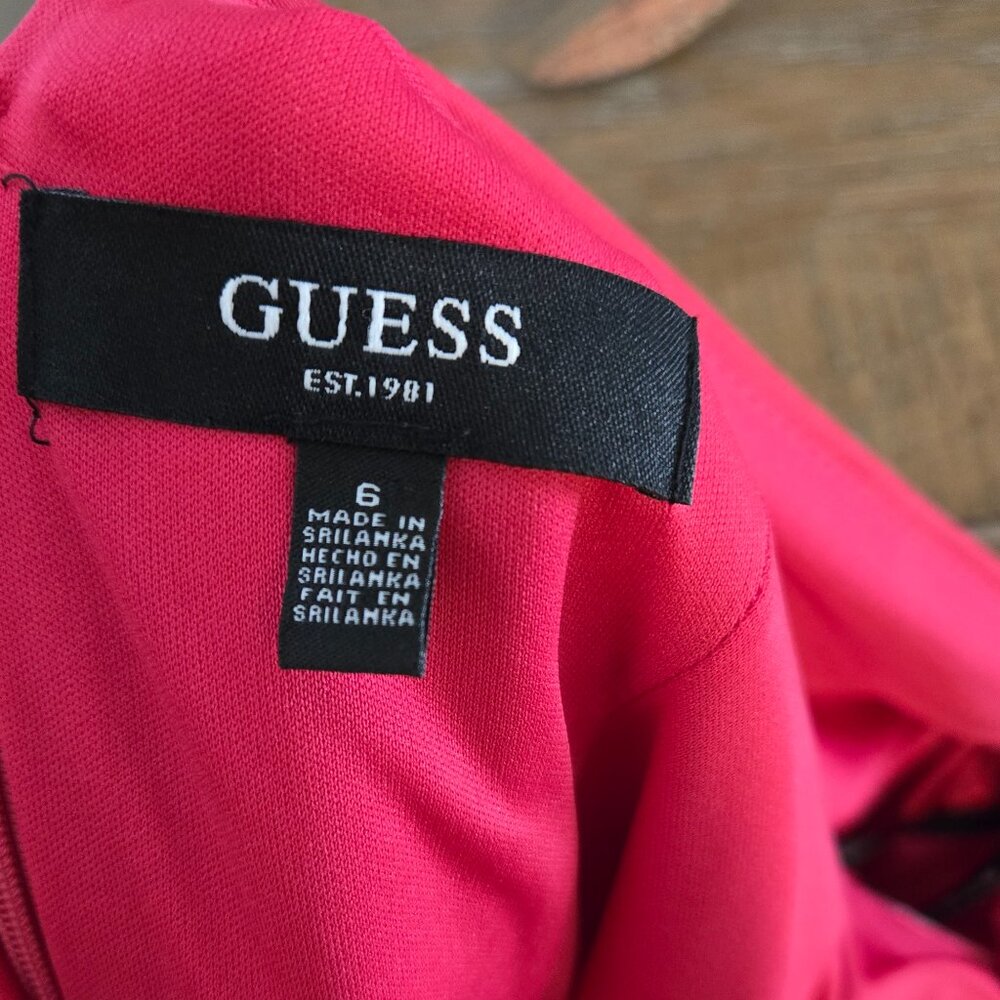 Guess Size 6 Pink/Floral Cocktail Dress - EUC - Picture 2 of 5